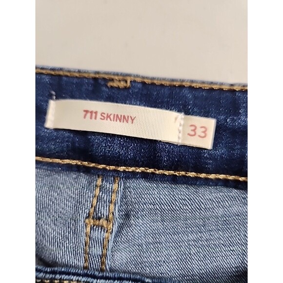 New Levi's Women's Marine Overboar 711 Skinny Jeans (188810293) Size 16M-NWT - Picture 9 of 11